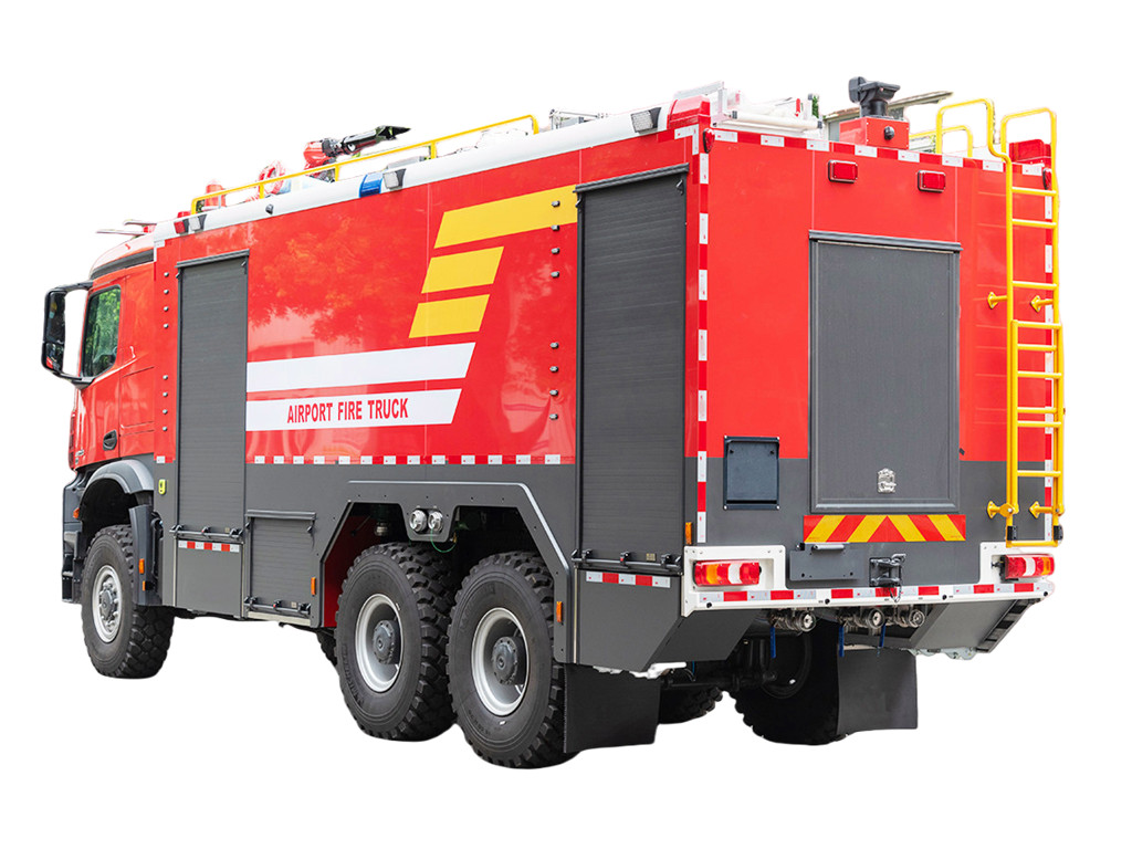 Benz 6x6 offroad ARFF Airport Fire Truck
