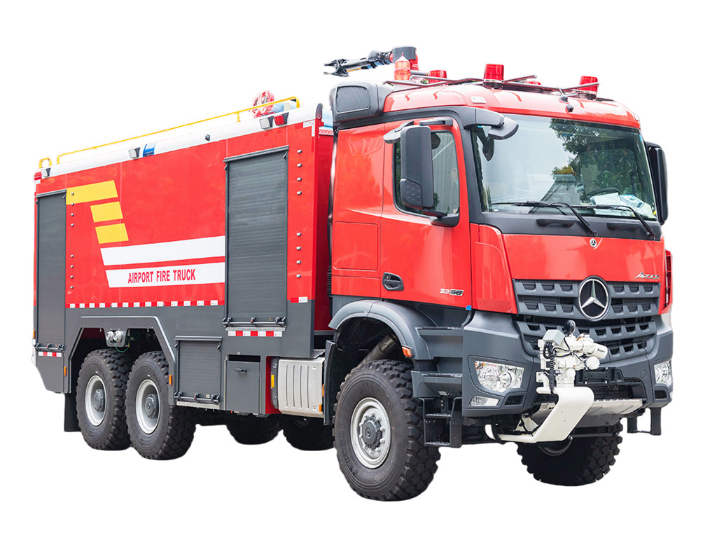 Mercedes Benz 6x6 ARFF fire truck