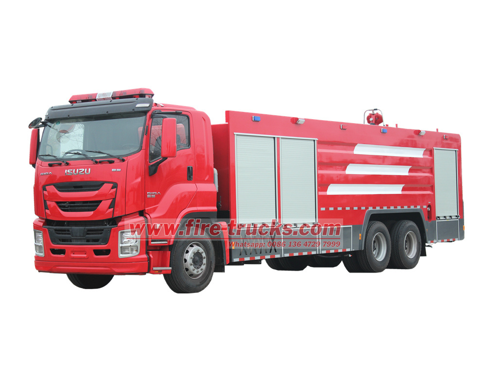 ISUZU GIGA 6X4 Water Foam Fire Truck