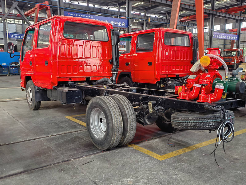 Dongfeng water tanker fire truck for production