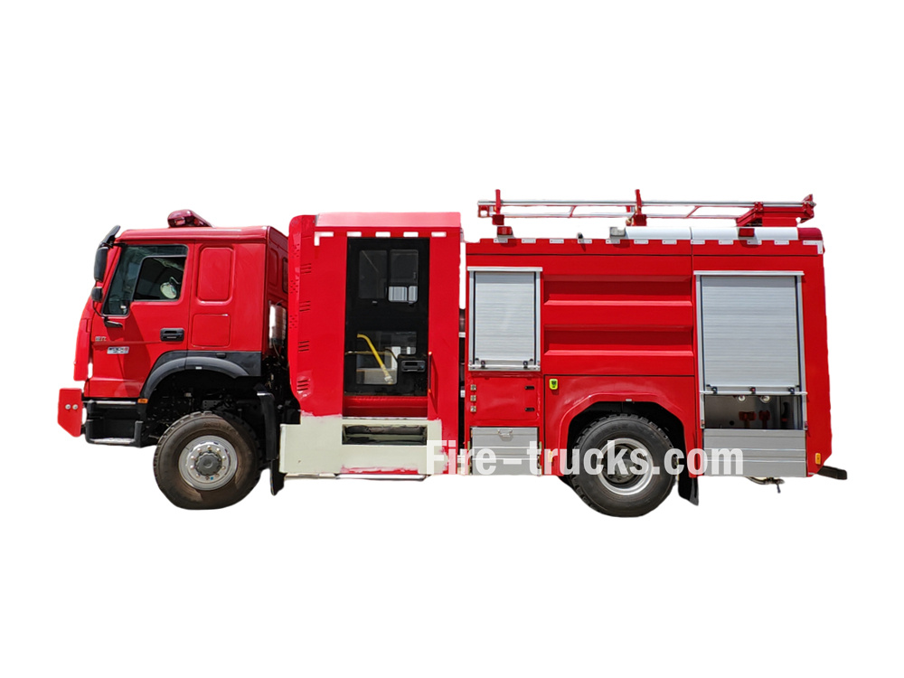 Nigeria HOWO 4x4 wildland fire engine 