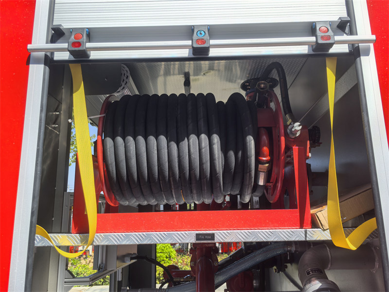 Fire extinguishing hose reel inspection