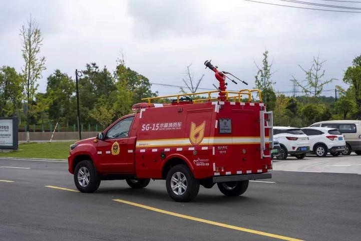 drawing of FOTON RIV equipped fire pickup drawing of FOTON RIV equipped fire pickup