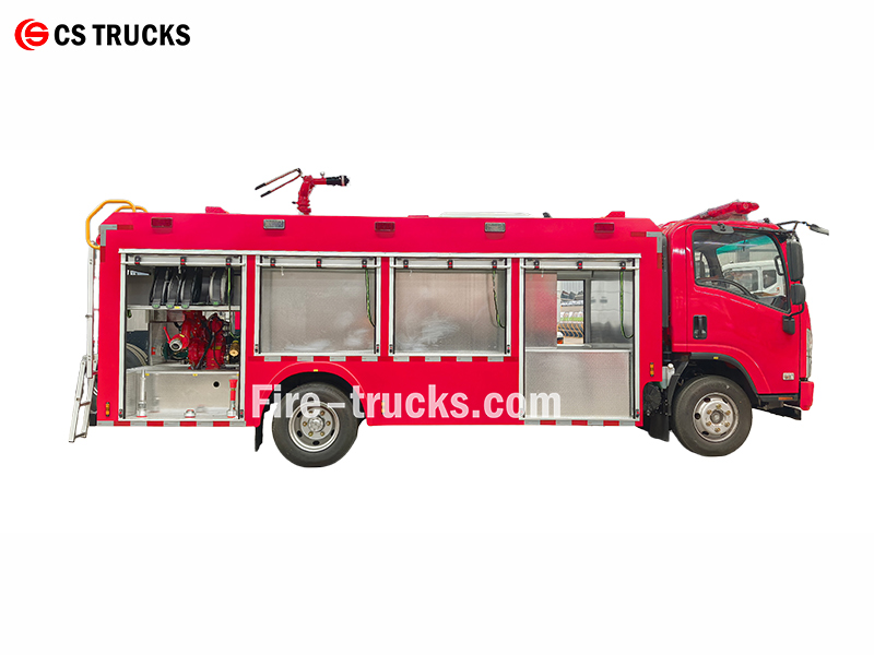 HOWO 4x2 fire water pump truck