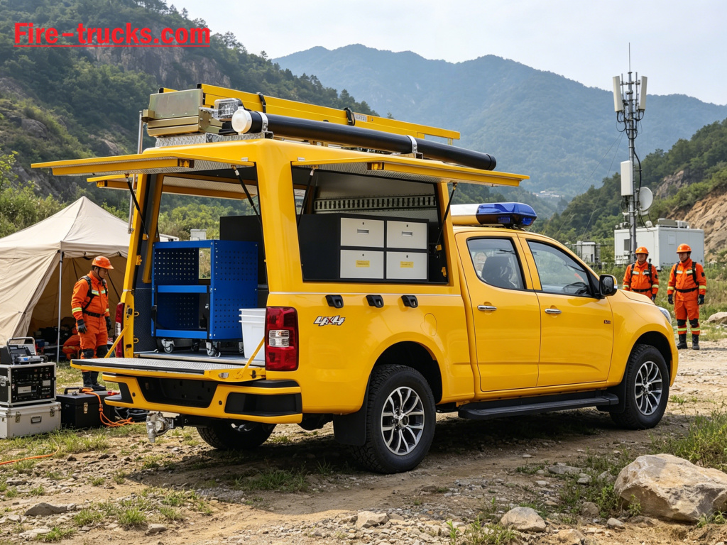 ISUZU Pickup with Utility Service Truck Bodies