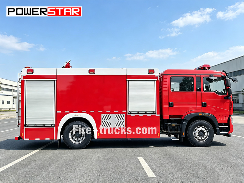 SINOTRUK HOWO TX 4x2 8000L Water Tank Wildland foam pump fire truck Price Philippines