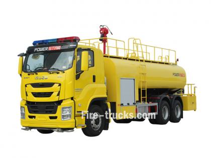 Isuzu GIGA 6x4 road sprinkler fire truck