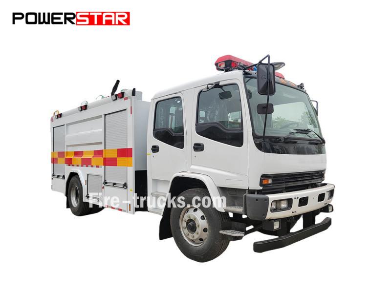 ISUZU GIGA 6000L foam water fire truck